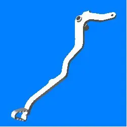 Rr Brake Pedal (brake Liver) Pedal Comp Brake Impulse