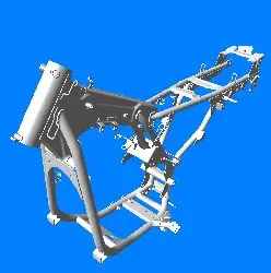 Chesis Frame Body Comp Glamour Fi (2011 & 2012 & 2013 Kick)