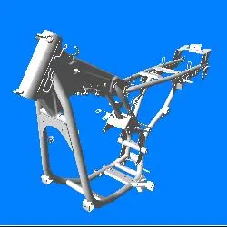 Chesis Frame Body Comp Glamour Fi (2011 / 2012 & 2014 & 2013 Self)