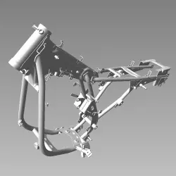 Chesis Frame Body Comp. (kick) Passion Pro 2010 & 2012 (kick Models)