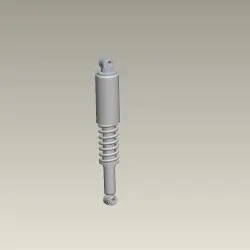 Rear Shocker Assy Cushion Assy. Rr Glamour (white Colour Old Model)