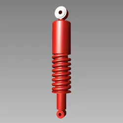 Rear Shocker Assy Cushion Assy Rr(cbr R-
195c) Splendor Pro Old (cherry Red Colour Colour)