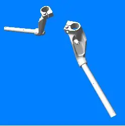 Handle Pipe Comp L Strg Handle X-treme Double Drum Double Seater (left Side Handle)
