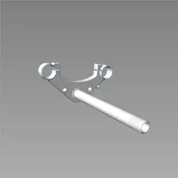 Handal Tee Stem Comp. Steering Karizma Zmr