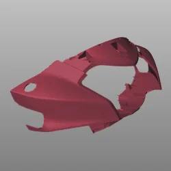 Cover Handle Front Noble Red (rd-021m) | Destni 125 | Hero