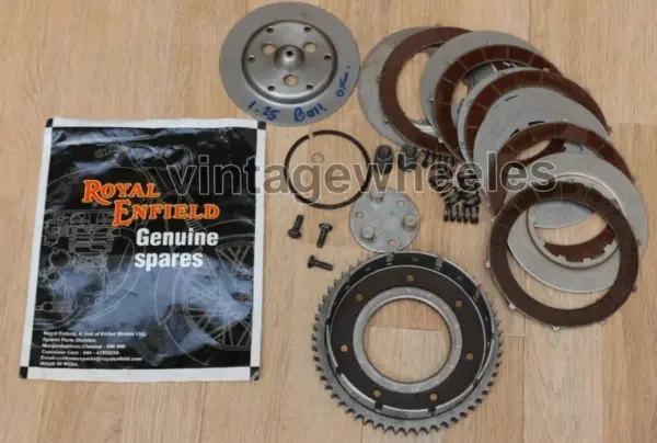 Clutch Assembly. 5 Sp. 5 Plate 550504/b Royal Enfield Non Uce Electra (oem),