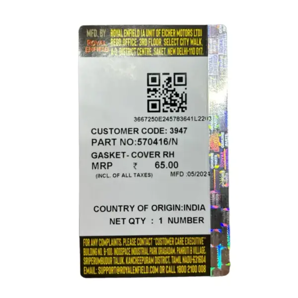 570416/n Gasket-cover Rh - Image 4
