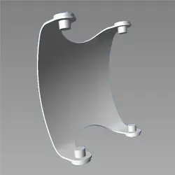 Fr Fender Clamp Stay Fr. Fender Karizma R 2014 /karizma Zmr All Models