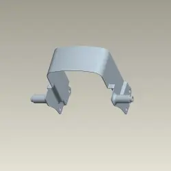 Fr Fender Clamp Plate Fr. Fender Passion Pro 110-cc /passion Plus /passion Pro All