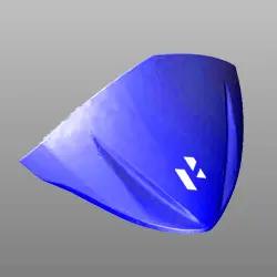 Wind Screen Set Speedometer Visor (matt Techno Blue Bl
(br)-003m (f) Maestro Edge 125 Latest 2019