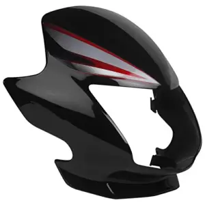 Visor Set Front Black Type 1 Cb Shine 2011 Honda