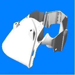 Head Light Bracket Inner Visor Front Impulse