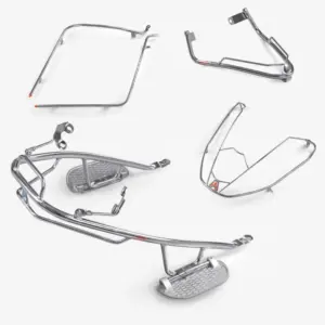 Enhanced Stainless Steel Safety Guard With Foldable Footrest Suitable For Ather 450x And 450 Plus Electric Scooters