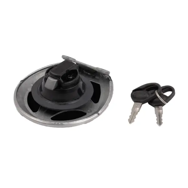 Fuel Tank Cap With Lock For Bajaj Boxer - Image 2