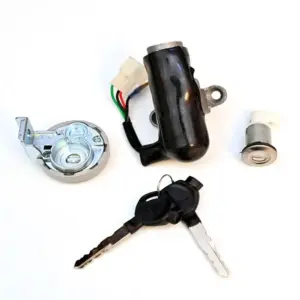 Ignition Lock Kit For Honda Activa Het (2010 Model) (set Of 2) Consisting Of Ignition Cum Steering Lock & (with Magnetic Shutter) & Seat Lock