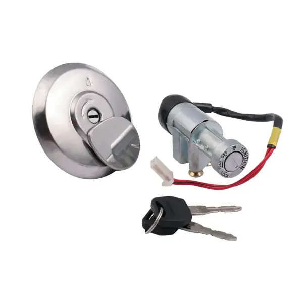 Ignition Lock Kit For Honda Dream Neo 110 Es (2016 Model) (set Of 2) Consisting Of Ignition Switch & Petrol Tank Lock - Image 2