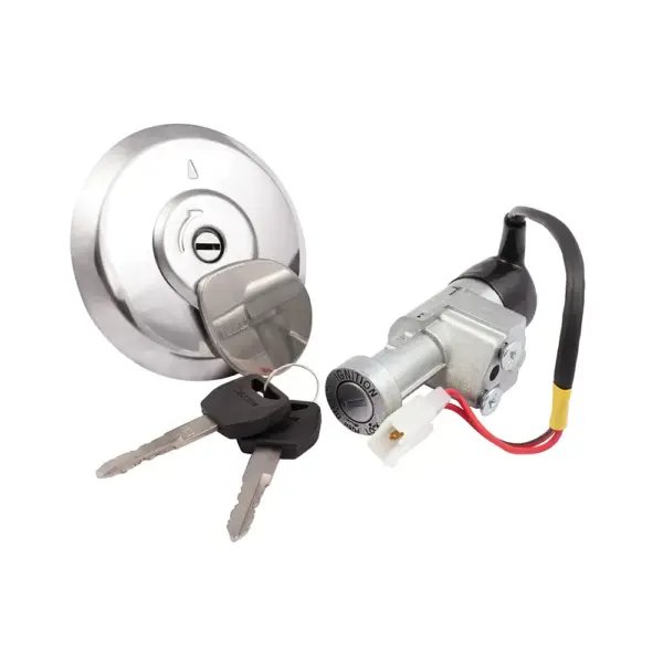 Ignition Lock Kit For Honda Unicorn 150 Es (set Of 2) Consisting Of Ignition Cum Steering Lock & Petrol Tank Lock - Image 2