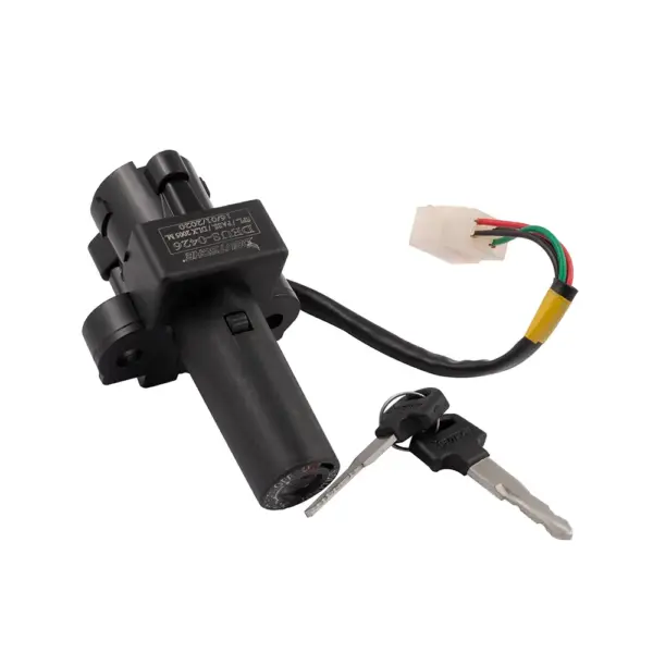 Ignition Cum Steering Lock For Hero Cd Deluxe (2005 Model) (4 Wires) - Image 2