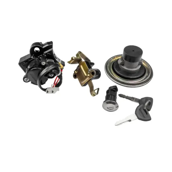 Ignition Lock Kit For Hero Passion Pro Tr (set Of 4) Consisting Of Ignition Cum Steering Lock, Petrol Tank Lock, Seat Lock & Tool Box Lock - Image 2