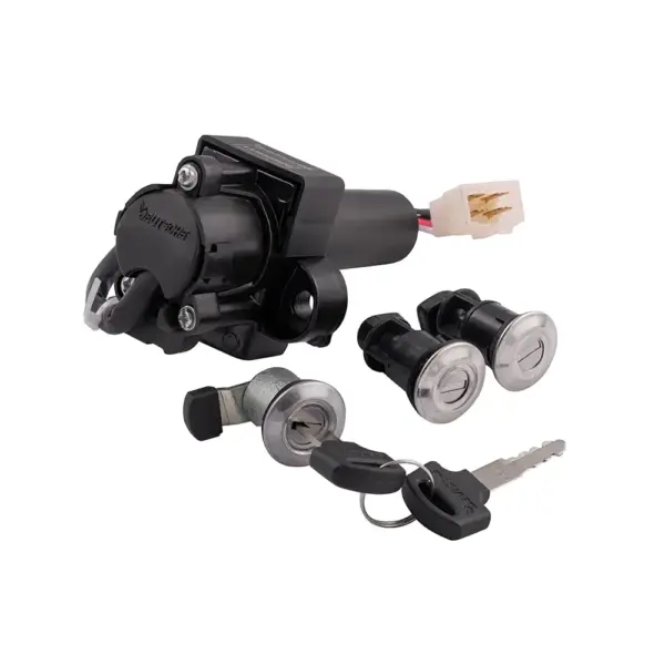 Ignition Lock Kit For Hero Splendor (set Of 4) Consisting Of Ignition Cum Steering Lock, Petrol Tank Lock & Tool Box Lock (2 Pcs.) - Image 2