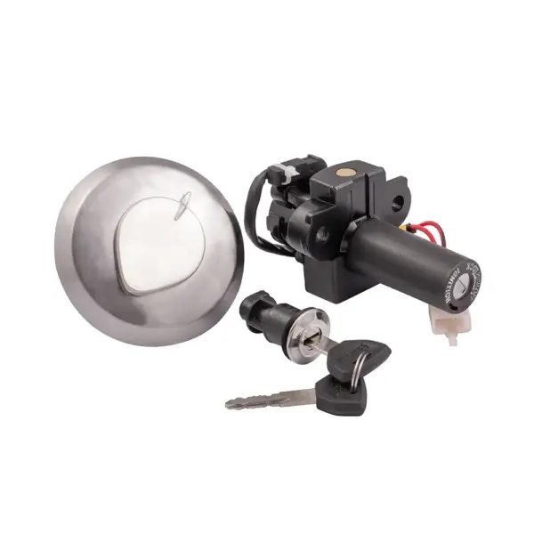Ignition Lock Kit For Hero Super Splendor Ks (2006 To 2007 Model) (set Of 3) Consisting Of Ignition Cum Steering Lock, Petrol Tank Lock & Tool Box Lock - Image 2