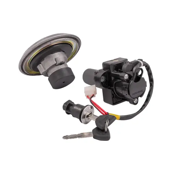 Ignition Lock Kit For Hero Super Splendor Ks (2006 To 2007 Model) (set Of 3) Consisting Of Ignition Cum Steering Lock, Petrol Tank Lock & Tool Box Lock
