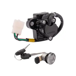 Ignition Lock Kit For Hero Splendor (set Of 2) Kit Consisting Of Ignition Cum Steering Lock & Petrol Tank Lock