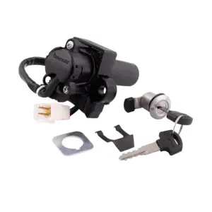 Ignition Lock Kit For Hero Splendor+ (set Of 2) Kit Consisting Of Ignition Cum Steering Lock & Petrol Tank Lock