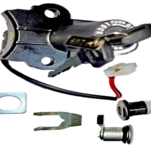 Ignition Lock Kit For Hero Splendor+ I3s Bs-iv (set Of 3) Consisting Of Ignition Cum Steering Lock, Petrol Tank Lock & Tool Box Lock (2016 To 2019 Model)