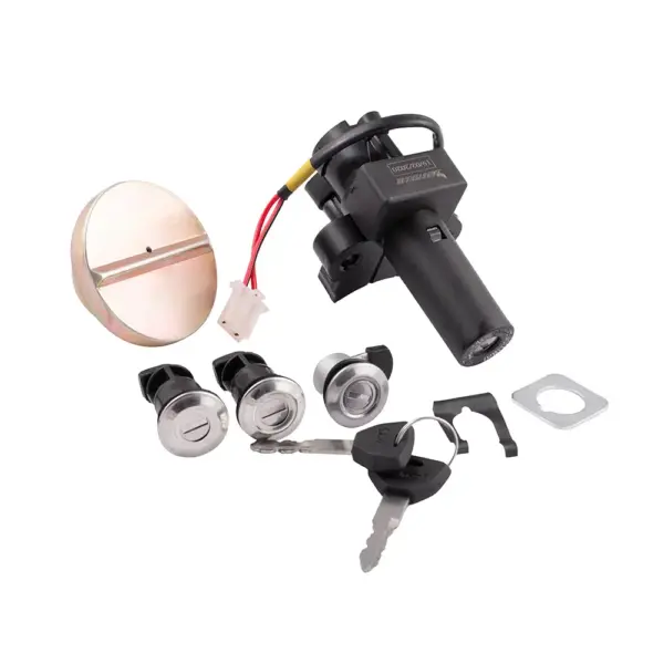 Ignition Lock Kit For Hero Splendor Pro (set Of 5) Consisting Of Ignition Cum Steering Lock, Petrol Tank Cap, Petrol Tank Lock & Tool Box Lock (2 Pcs.) - Image 2