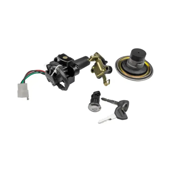 Ignition Lock Kit For Hero Passion+ Disk Brake (set Of 4) Consisting Of Ignition Cum Steering Lock, Petrol Tank Lock, Seat Lock & Tool Box Lock - Image 2