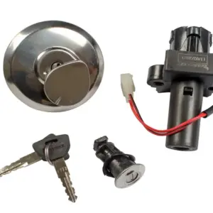 Gnition Lock Kit For Hero Cd Deluxe N/m (set Of 3) Consisting Of Ignition Cum Steering Lock, Petrol Tank Lock & Tool Box Lock