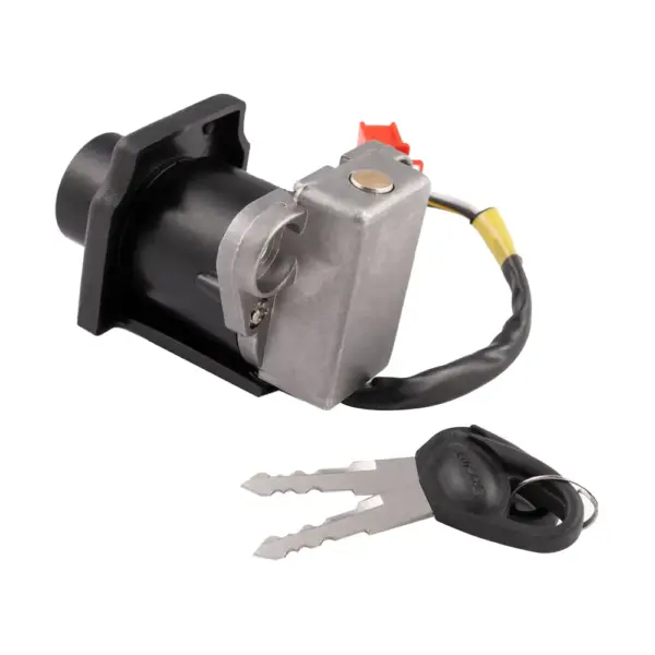 Ignition Cum Steering Lock For Bajaj Caliber Croma (4 Wires) - Image 2