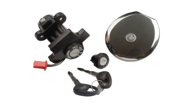 Ignition Lock Kit For Bajaj Ct-100 (set Of 3) Consisting Of Ignition Cum Steering Lock, Petrol Tank Lock & Tool Box Lock