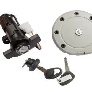 Ignition Lock Kit For Bajaj Platina Upgrade 125 (set Of 3) Consisting Of Ignition Cum Steering Lock, Petrol Tank Lock & Tool Box Lock