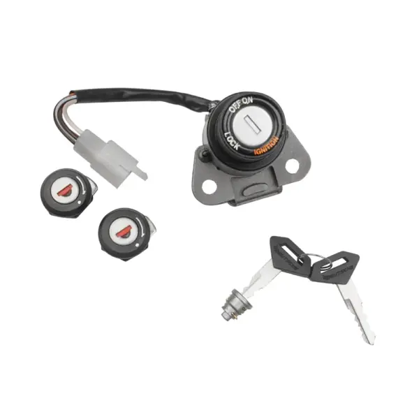 Ignition Lock Kit For Bajaj Pulsar 180 Dts-i (set Of 4) Consisting Of Ignition Cum Steering Lock , Petrol Tank Lid Lock & Tool Box Lock (2 Pcs.) - Image 2