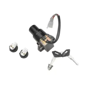 Ignition Lock Kit For Bajaj Pulsar 180 Dts-i (set Of 4) Consisting Of Ignition Cum Steering Lock , Petrol Tank Lid Lock & Tool Box Lock (2 Pcs.)