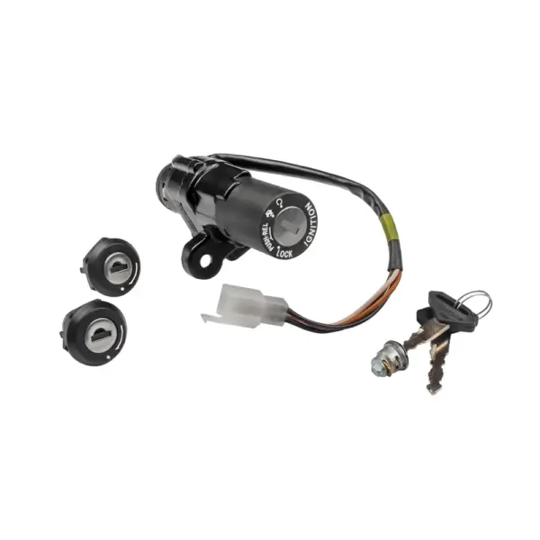 Ignition Lock Kit For Bajaj Pulsar 200 Dts-i (set Of 4) Consisting Of Ignition Cum Steering Lock, Petrol Tank Lid Lock & Tool Box Lock (2 Pcs.) - Image 2
