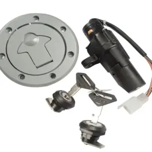Ignition Lock Kit For Bajaj Pulsar 180 (set Of 4) Consisting Of Ignition Cum Steering Lock, Petrol Tank Lock & Tool Box Lock (2 Pcs.)