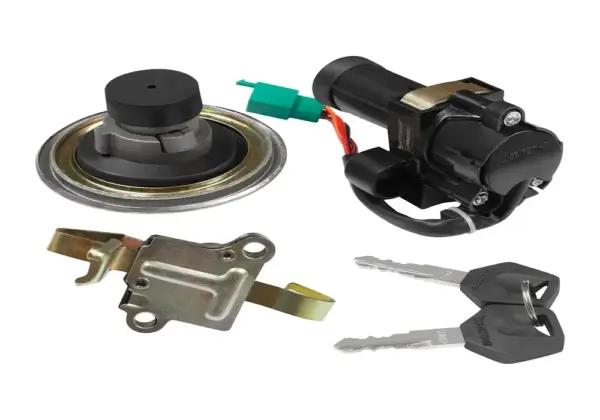 Ignition Lock Kit For Tvs Sport N/m (set Of 3) Consisting Of Ignition Cum Steering Lock, Petrol Tank Lock & Seat Lock