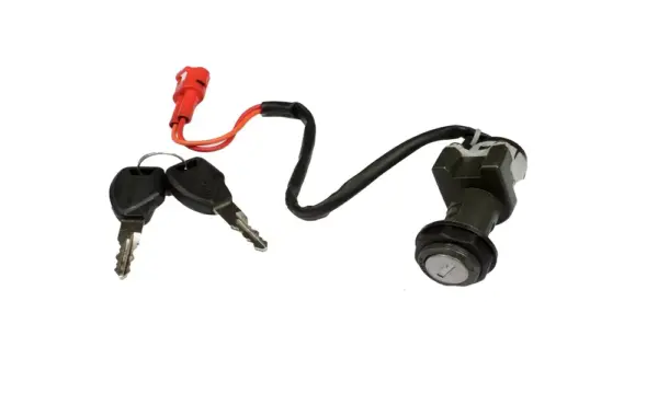 Ignition Lock For Tvs Xl Super 100 Bs-iv Self Start (2 Pin Female Red Coupler) (2017 Model) - Image 2