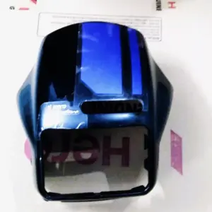Front Head Visor Black T-1 For Hero Splendor Xtec