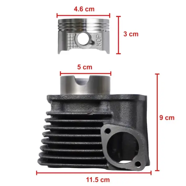 Genuine Piston Cylinder Kit For Honda Activa 6g Bs6 | Dio Bs6 | Bore Piston Or Block | 2020-present 01210kopd00 - Image 3