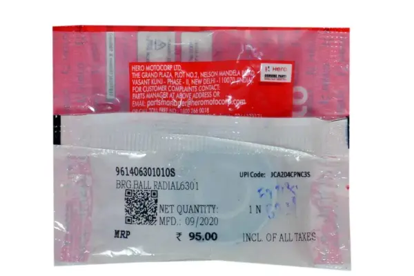 Hero Bearing 6301 - Image 2