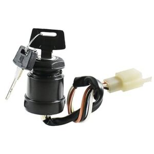 Ignition Key / Switch For Bajaj Caliber O/m (4 Pin Coupler)
