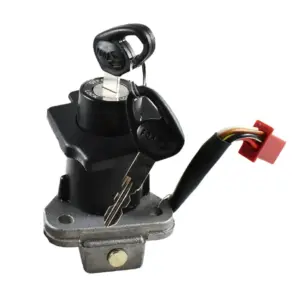 Ignition Key / Switch For Bajaj Caliber Upg (6 Pin Female Coupler)