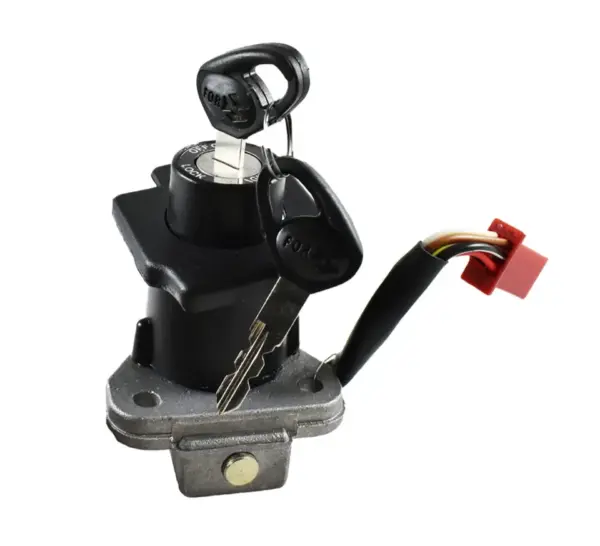 Ignition Key / Switch For Bajaj Caliber Upg (6 Pin Female Coupler)