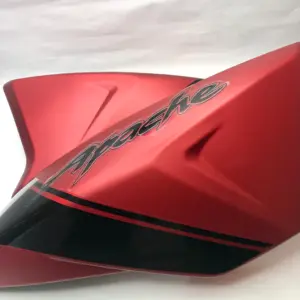 Tank Panel / Tpfc For Tvs Apache Rtr 160 Refresh Model Matt Red Colour Set Of 2 Side