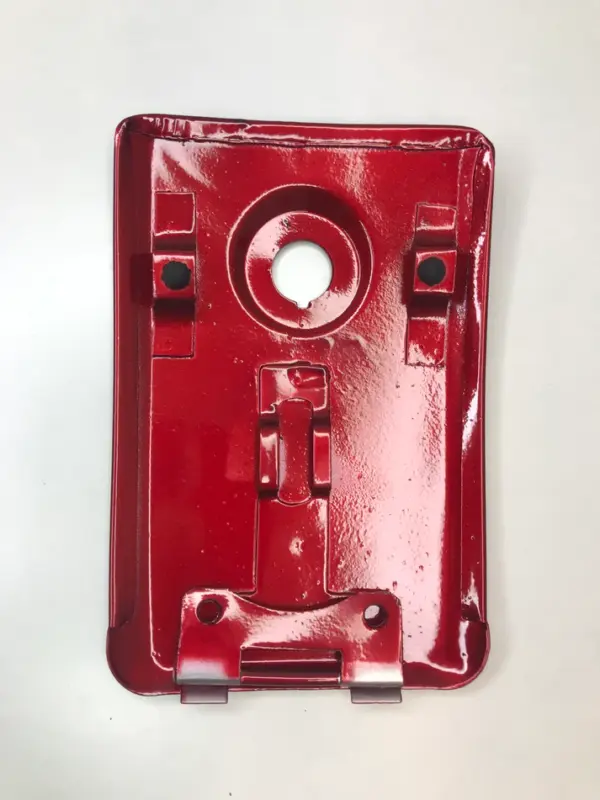 Petrol Tank Lid Plate For Hero Splendor Plus Red Colour All Model - Image 3