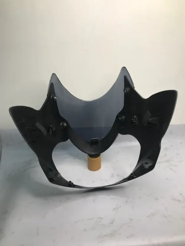 Headlight Visor For Bajaj Discover 135 Cc Digital Meter - Black With Grey Sticker Sai 533 - Image 7